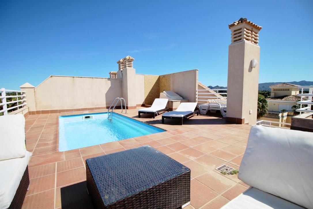 Atico Con Piscina Privada En Primera Linea Apartment Denia Exterior photo