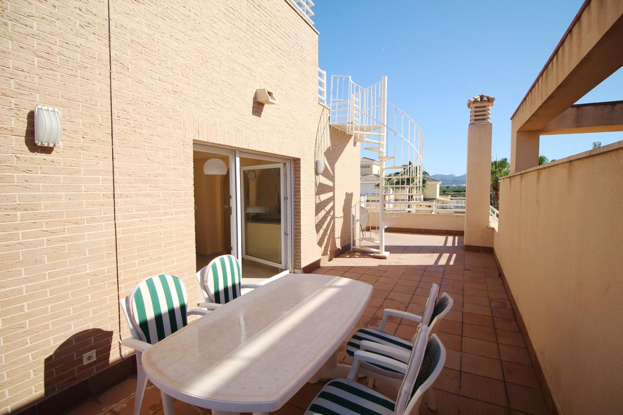 Atico Con Piscina Privada En Primera Linea Apartment Denia Room photo